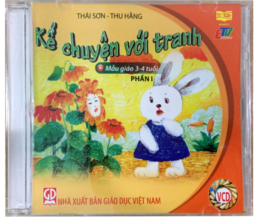 Đĩa Audio CD - Kể Truyện Với Tranh - Mẫu Giáo 3-4 tuổi (Phần 1)